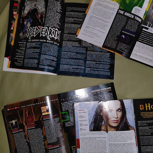 Metal Zone magazines set of 4 mint condition 2004 heavy metal