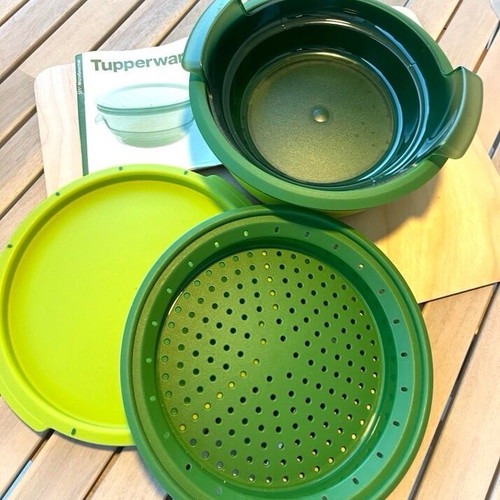 Tupperware 101 MicroGourmet steam cooker for microwave oven new