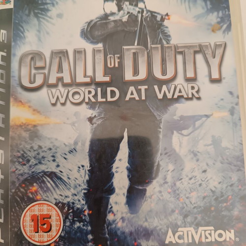 Call of Duty World at War PS3 game