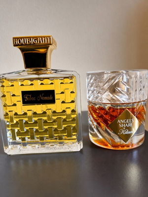 Houbigant Tabac Nomade and Kilian Angels’ Share Eau de Parfum