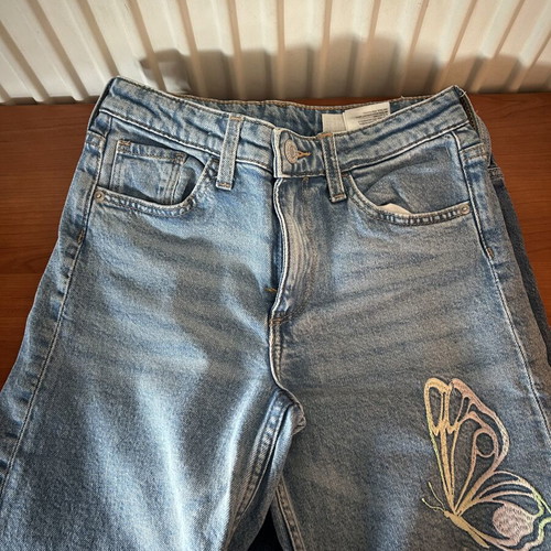 Girls' jeans and pants, ages 7-9, Zara and H&M