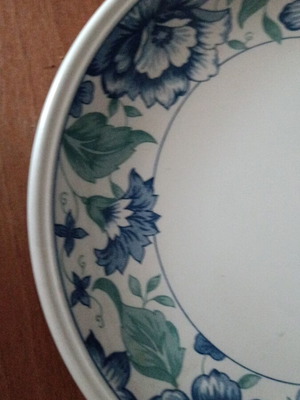 Staffordshire England ceramic plate