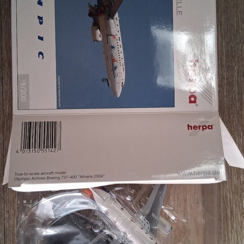 Herpa Olympic Series Boeing 737-400 Athens 2004 miniature