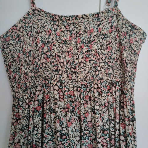 Long dress used with adjustable strap multicolor, size L