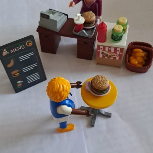 Playmobil Fast Food Set like new