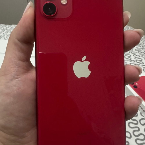 iPhone 11 (Product RED) like new, 64GB, red, with box and cable