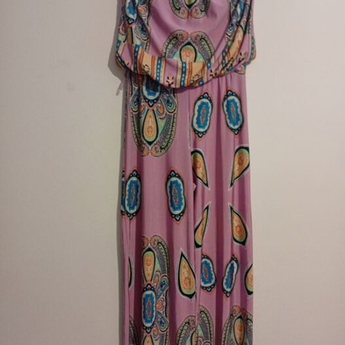 Kikiriki Strapless Jumpsuit Medium New, Colorful