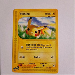 Pikachu (Expedition Base Set 124/165) Pokemon Card