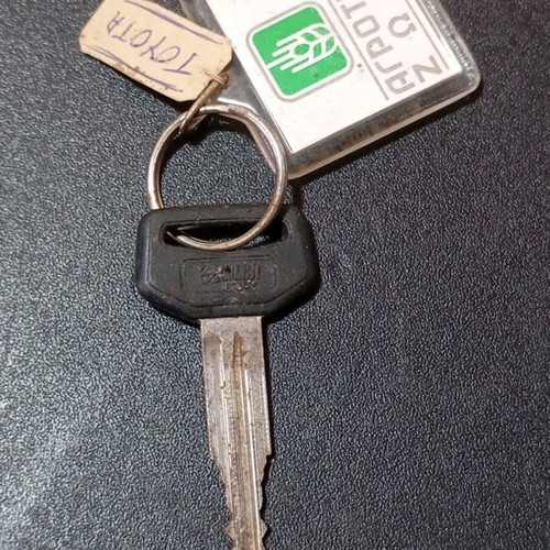 Toyota vintage car key used