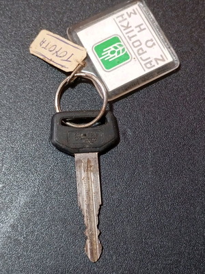 Toyota vintage car key used