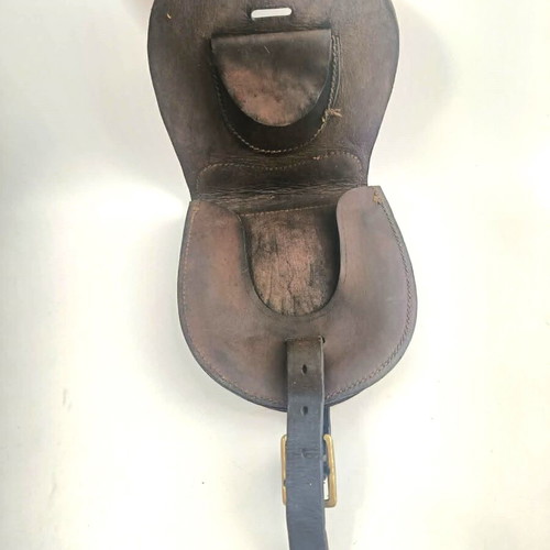 WWII Leather Pouches for British Army Used