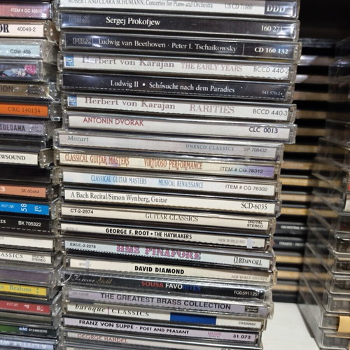 Classical music CD collection, 85 pieces