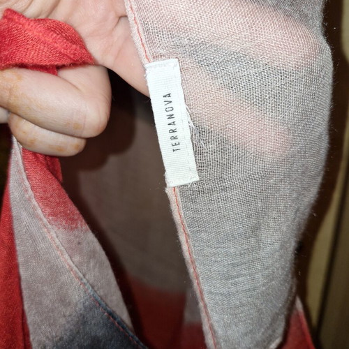 Terranova multicolor pareo used, semi-transparent