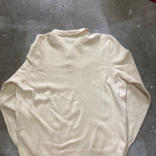 Polo Ralph Lauren Longsleeve Polo XXL cream 100% lambswool
