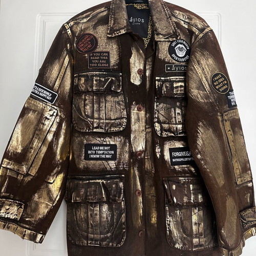Ayios gold star jacket 2024