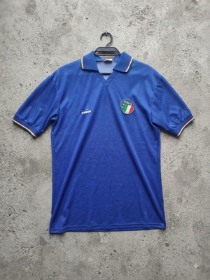Diadora Italy 90s retro home football jersey
