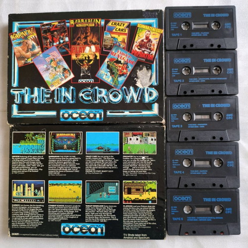 Amstrad CPC Thein Crowd συλλογή μεταχειρισμένη χωρίς πέμπτη κασέτα