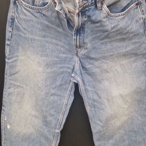 Zara TRF relaxed denim pants like new, blue, XXL