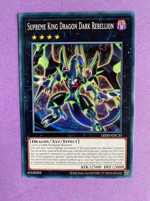 Yu-Gi-Oh Card Supreme King Dragon Dark Rebellion near mint