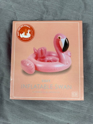Baby inflatable flamingo with seat support new