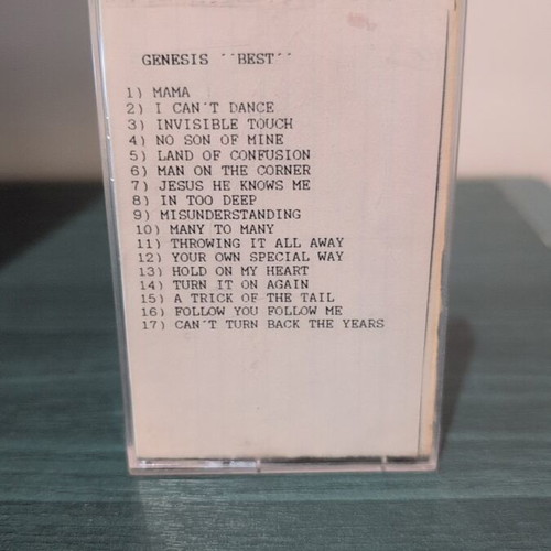 Genesis Best cassette tape like new