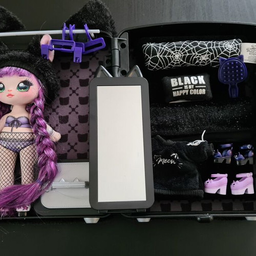 Na! Na! Na! Surprise set backpack with doll like new