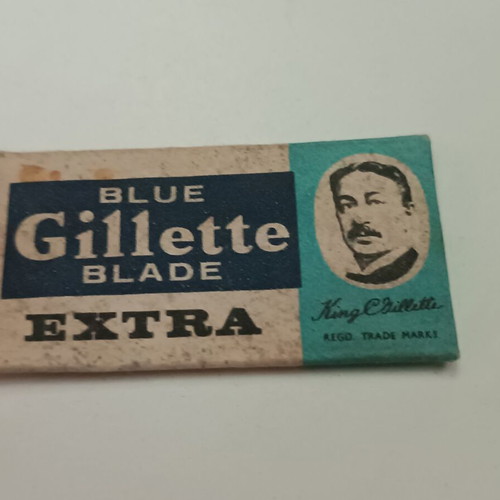 Gillette Blade Extra vintage μπλε, καινούργιο από δεκαετία 60