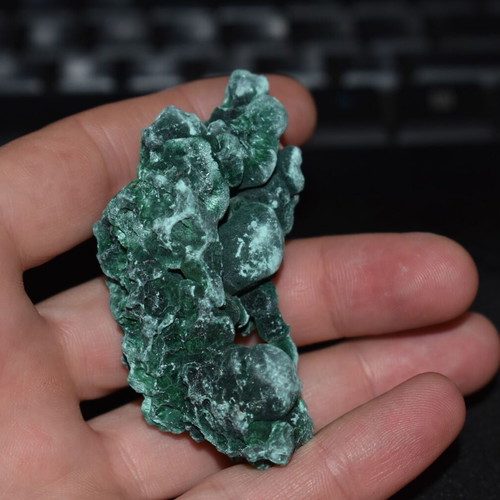 Malachite raw 78 grams used