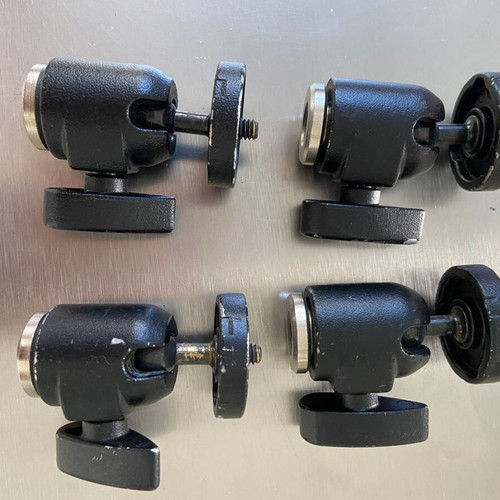 Manfrotto 482 tripod head used with adaptors