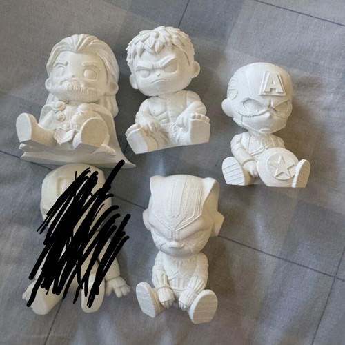 Marvel 3D Miniatures 9-10cm New