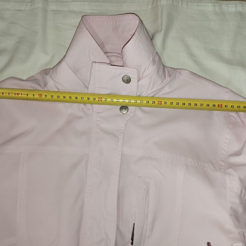 Pink long jacket like new, spring Chicoree size M