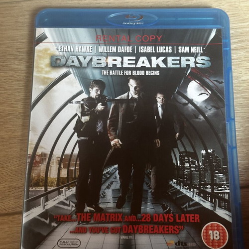 Daybreakers Blu-Ray used with English subtitles