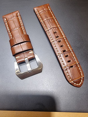 Panerai leather strap 24mm new