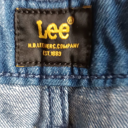Lee denim mini skirt used, size 26, blue