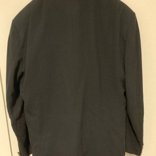 Guide Collezioni Black Mandarin Collar Jacket Size 42 like new