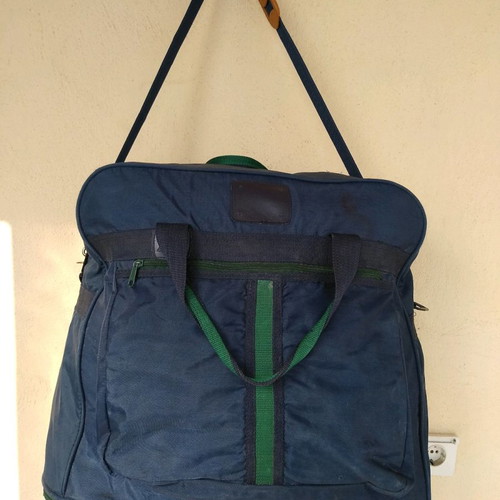 Travel sacks used, set of 2 with wheels and double bottom