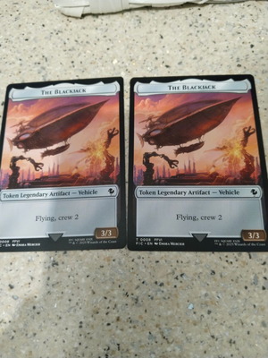 Magic the Gathering The Blackjack Token used