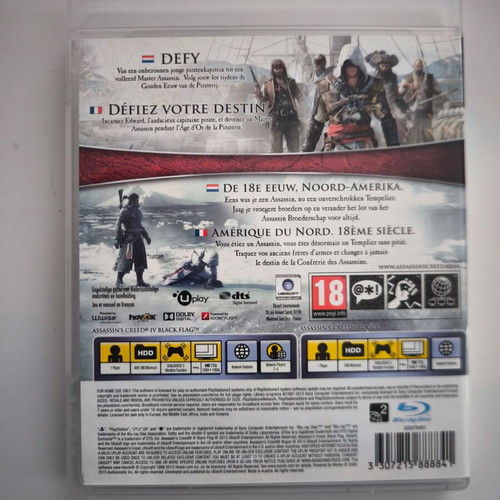 Assassin's Creed IV Black Flag and Rogue PS3 game like new