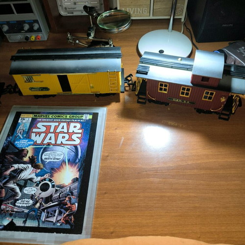 RC New Bright The Great American Express Railroad Train Set with Remote like new