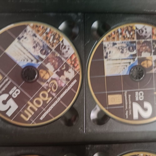 Electronic Encyclopedia e-Δομή DVD and 6 CDs like new, Greek