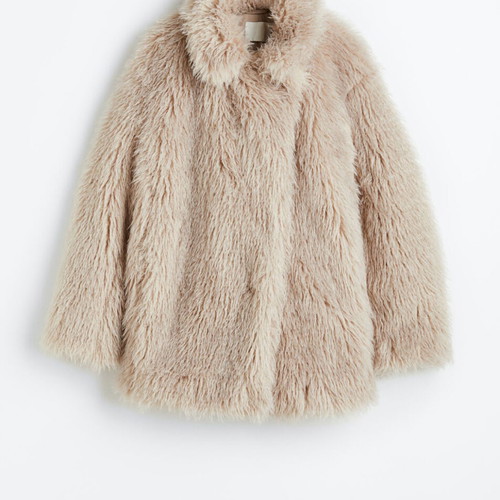 H&M Fluffy Jacket new beige XXXL