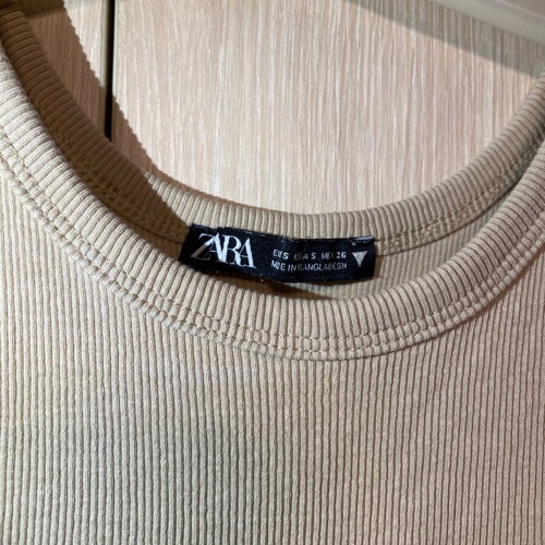 Zara top like new, beige, size S