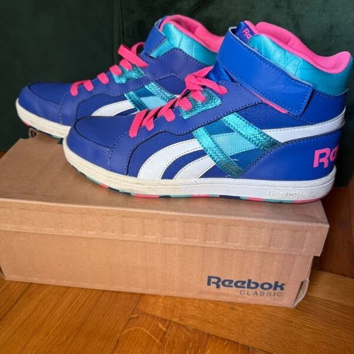 Reebok Retro Athletic Sneakers like new, size 38.5, multicolor