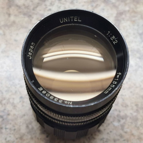 Unitel 135mm f3.2 T2 mount lens used, Japan