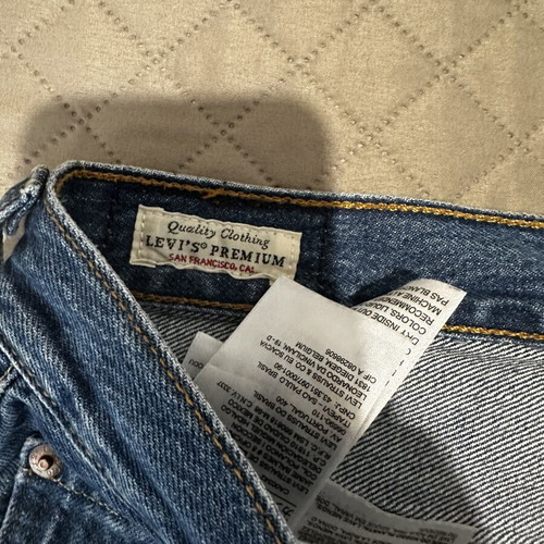 Jeans Levi's used, pack of 5, black and dark blue