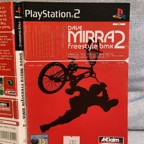 Dave Mirra Freestyle BMX 2 PS2 used in very good condition