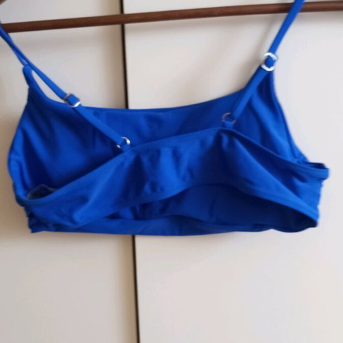 Shein blue bikini top new, size S