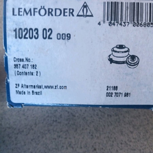 Lemförder Control Arm Bushings new, 2 pieces for VW, Audi, Škoda, Seat