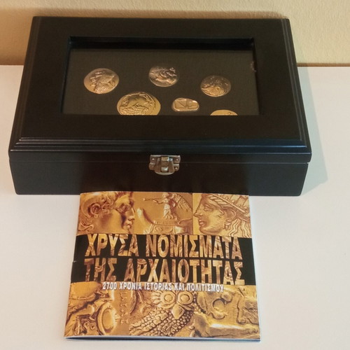 Ancient Gold Coins Collection new, 999° silver with 24k gold plating