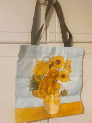 Vincent Van Gogh Sunflowers fabric shoulder bag new multicolor
